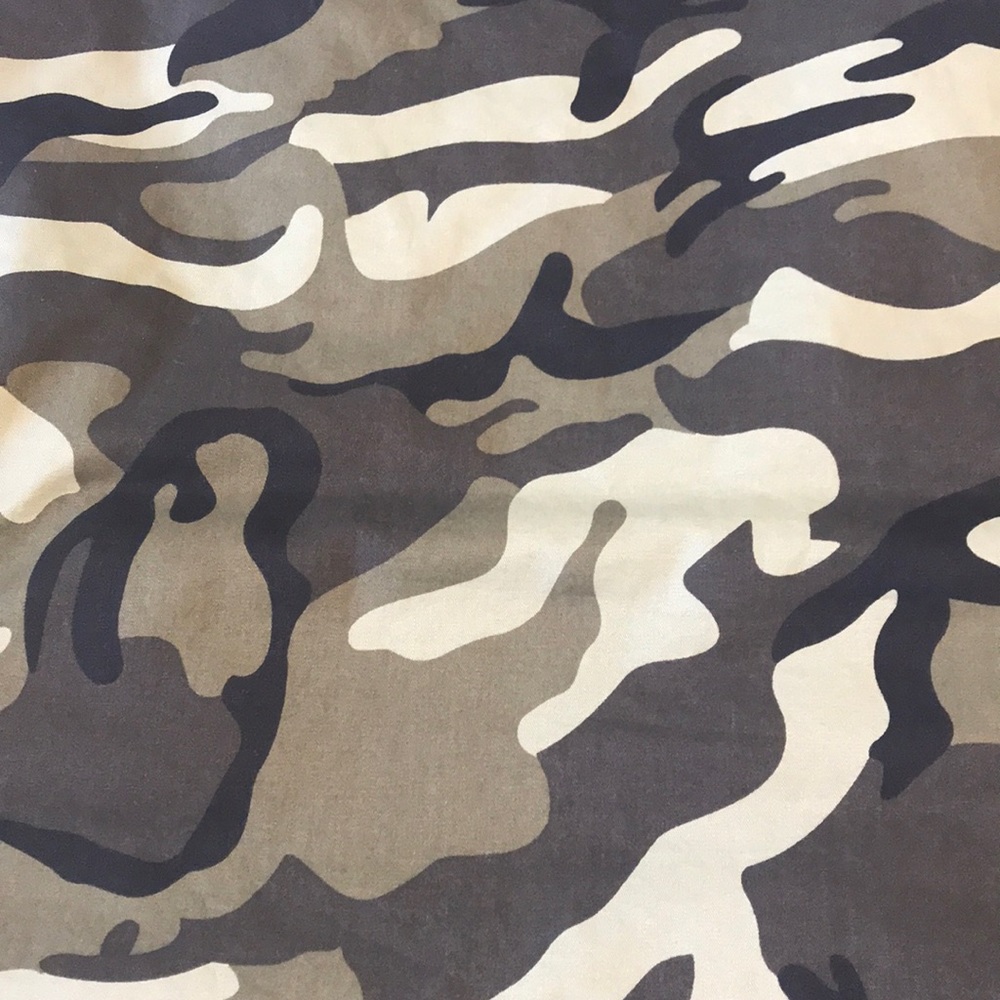 LOVE TREE camouflage greens hooded cotton/ polyester/acrylic lined jacket